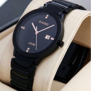 Rado Jublie Black Ceramic Watch Wristwatch for men waterproof