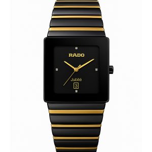 Rado Anatom Jubile Quartz Black Dial Men Watch .